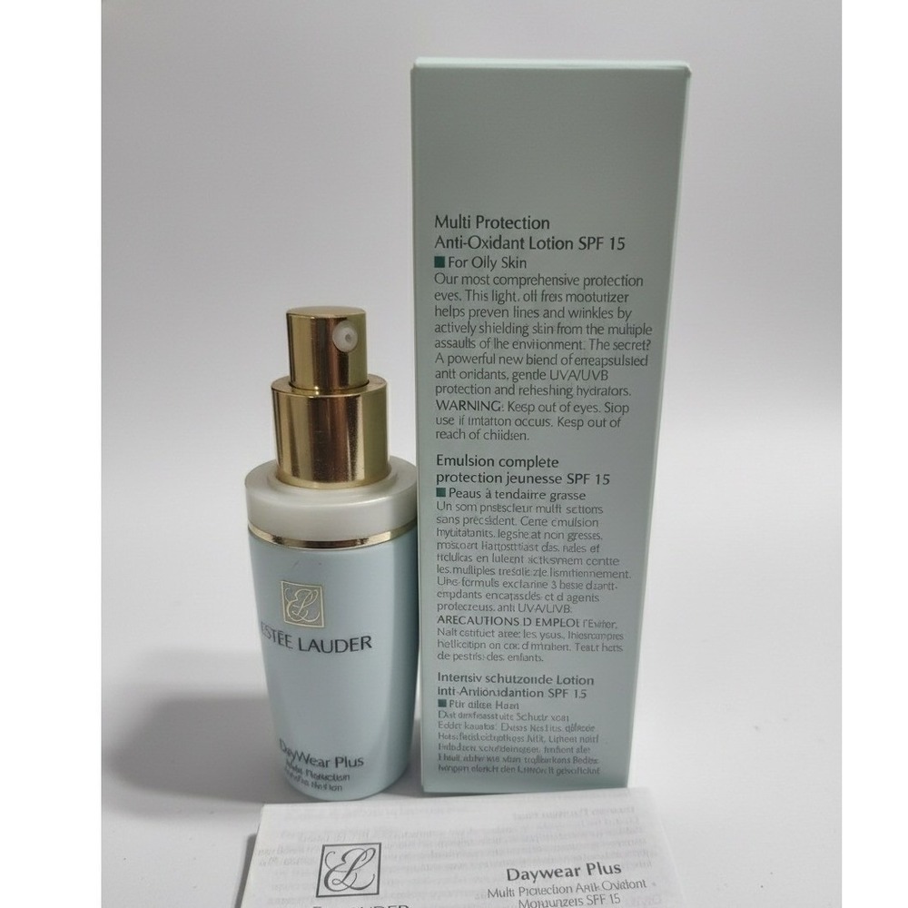 Estee Lauder DayWear Plus Anti-Oxidant Lotion SPF 15 For Oily Skin 1.7 oz NEW